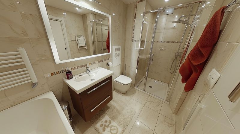 Floating Vanities with Shower